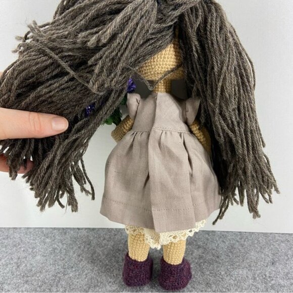 Waldorf Inspired Crochet Doll 12” Bendable Arms and Legs, Handmade - Picture 6 of 12